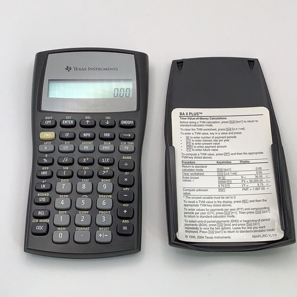 Texas Instruments BAII Plus Calculator